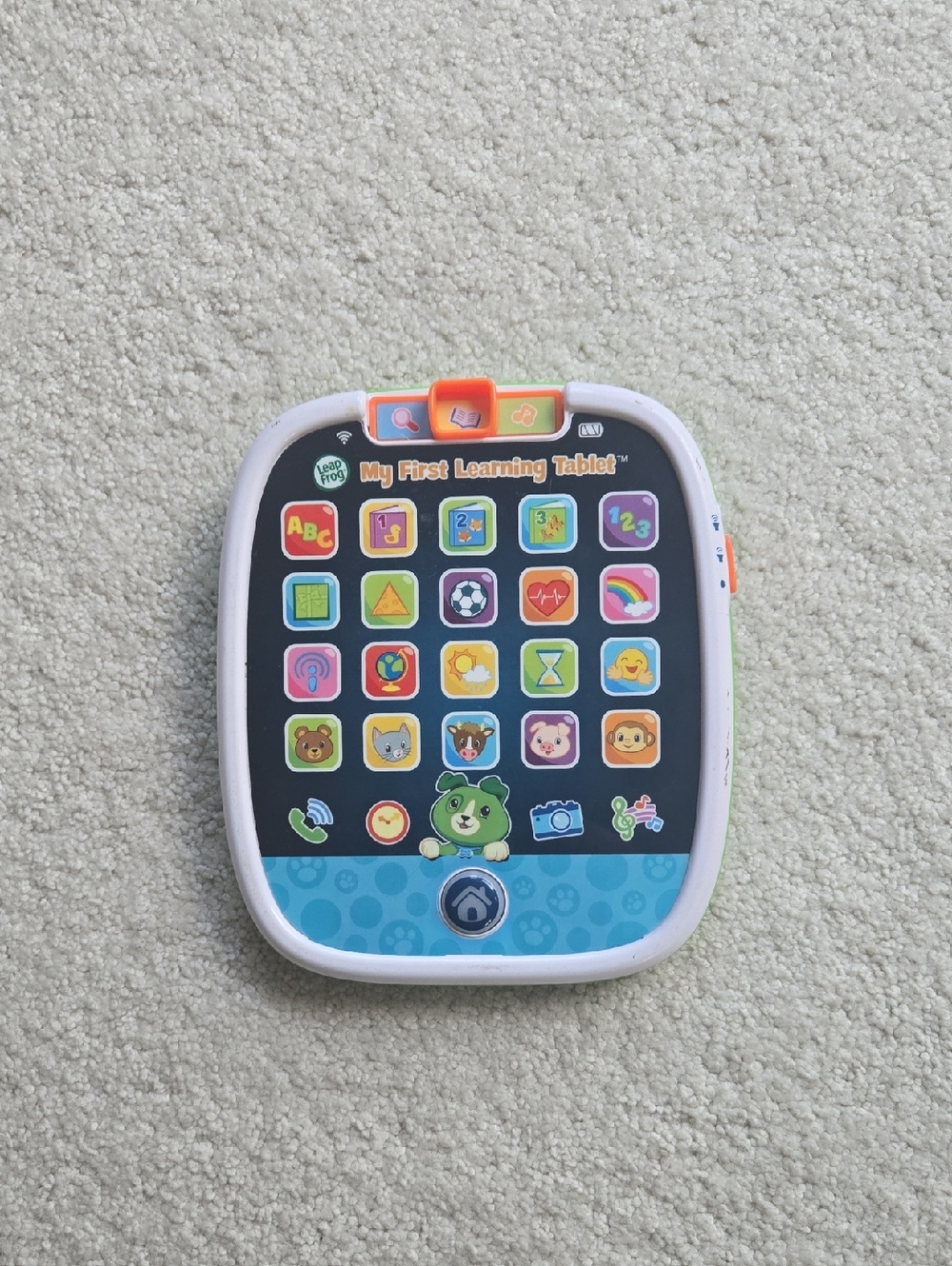 Fisher-Price Learning Tablet Toy - White, Blue, Multicolor Buttons